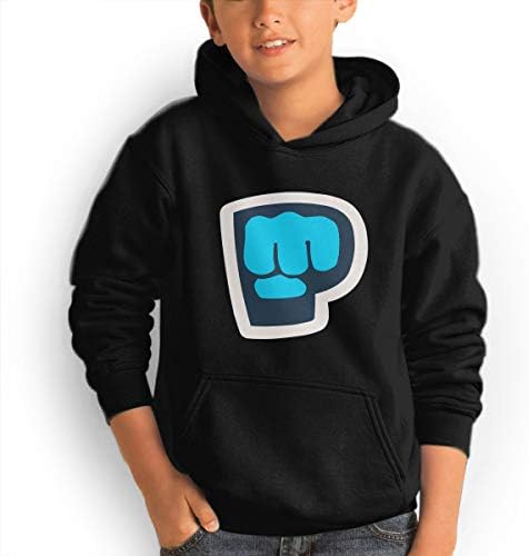 CustomART Best Graphic Teen Boys' Hoodies Sweatshirts Girls Hooded Pullover Casual Long Sleeve Big Pockets Sweater, Pewdiepie