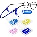 Douper Anti-Slip Eyeglass Strap & Ear Lock Hook Kit for Kids Toddlers Soft Silica Gel Material (4 Random Colors)