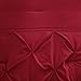 Comfort Spaces Full/Queen Duvet Cover - Cavoy - Red Fashion Bedding Set 3 Pieces Includ [ 1 Cover for Duvet, 2 Shams ] Duvet Sets with Corner Ties - Ultra Soft Microfiber