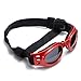 Krismile New Fashionable Water-Proof Multi-Color Pet Dog Sunglasses Eye Wear Protection Goggles Small (Red)