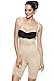 KHAYA Women's Shapewear Bodysuit Open Bust Waist Control Body Shaper Nude M