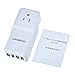 ABLEGRID 25W Multi USB 4 Port Wall Charger Rapid Station Charging For Apple Android (White)