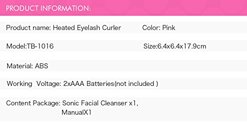 TOUCHBeauty TB-1016 curler ciglia, riscaldamento e doppio riscaldamento silicone pad strumento riccio che fanno ciglia lunghe