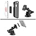 Magnetic Phone Holder for Car, Air Vent Car Phone Holder, 360 Degree Rotation-2 in 1 Universal Car Dashboard/Windshield/Air Vent Mount Holder for GPS Android& iOS Smartphones and Mini Tablets …