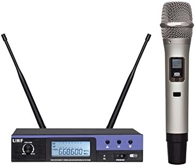 Wireless Microphone System Professional UHF with Handhelds microphone microfone For Church,Home Karaoke, Business Meetings.Easy To Set Up