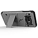 ZIZO Bolt Series for Galaxy S10e Case Heavy-Duty Military Grade Drop Tested Bundle with Tempered Glass Screen Protector Holster and Kickstand Metal Gray Black