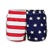 VBRANDED Men's American Flag Side Split Running Shorts Medium Red/White/Blue