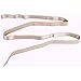 Porcelynne Tan Brushed Back Strap Elastics - 1/2