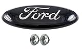 -EmblemZ- 05-14 F150 ALL Black, Chrome FORD Grille OR Tailgate Emblem WITH NUTS, Oval 9
