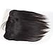 Lace Frontal Straight Closure Free Part 13x4 Ear To Ear Lace Frontal with Baby Hair,Brazilian Virgin Remy Human Hair Straight Fronta Natural Color (8 Inch)