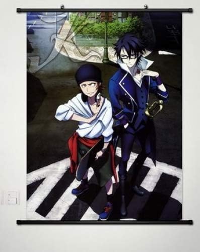 K Project Wall Scroll Poster Fabric Painting For Anime Munakata Reisi & Yata Misaki 006 S