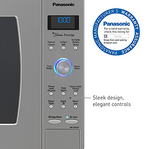 Panasonic Oven with Cyclonic Wave Inverter Technology, 1250W, 2.2 cu.ft. Countertop Microwave