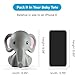 myBaby Kids Night Light, Elephant | Portable & Bedside Nightlight | 5 Color Changing LEDs & Auto Timer, Comfort Creatures