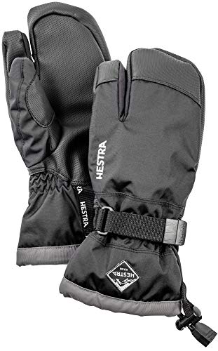 Hestra Gauntlet CZone Junior Glove - Waterproof, Reinforced 3-Finger Snow Glove for Skiing and Mountaineering for Kids and Youth