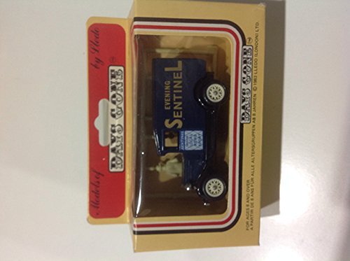 Vintage Lledo Models Of Days Gone Ford Model A Panel Van Blue/Black "Evening Sentinel"