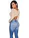 Allegrace Women Sexy Crop Top Shirts Lady Summer Tops Khaki Small