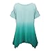 Huiyuzhi Womens Cold Shoulder Off Shirt Short Sleeve Tunic Top