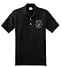 Personalized custom embroidered Marines emblem polo shirt