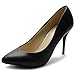 Ollio Women's Shoe Pointed Toe Classic High Heel Dress Pump