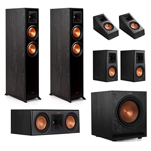 Klipsch RP-5000F 7.1 Home Theater System – Ebony