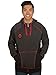 JINX World of Warcraft Horde Classic Men's Gamer Zip-Up Hoodie, Charcoal Heather/Red, Large