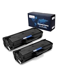 Oficina mundo cartucho de tóner Sustitución para Samsung MLT-D111S (Negro, 2-packs), compatible con Samsung SL-M2020 W SL-M2070 W FW