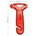 IPOW 2 PCS Car Safety Antiskid Hammer Seatbelt Cutter Emergency Class/Window Punch Breaker Auto Rescue Disaster Escape Tool