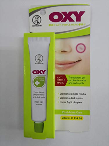 OXY Oxy Anti-Pimple Mark 12g Contains Ascorbyl Glucoside to Help Lighten Pimple Marks and Dark Spots.