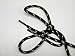 Heavy Duty Kevlar Reinforced Boot Laces Shoelaces (Black W/natural) 2 Pair Kit