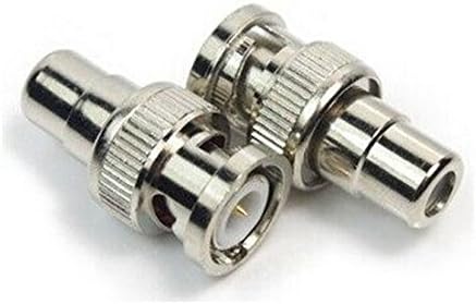 HIGHROCK RCA Female Plug to BNC Male Jack Adapters Connector (10pc)