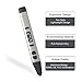 3D Pen, Metal 3D Printing Pen with Large OLED Display, Easy to Use, Great Gift for Kids, Support 1.75mm PLA Filament by Mika3d (Silver)