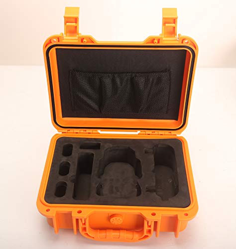 Mavic Mini Hard Carrying Case Waterproof Explosion-Proof Rugged Storage Bag Portable for DJI Mavic Mini Drone Battery and Accessories- Orange