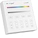 LGIDTECH B3 Wireless 4 Zones RGB/RGBW Wall Mounted Smart Panel Controller Powered by AAA Battery(Excluded).Only Work with RGBW Series LED Light Bulb,Strip Controller FUT037 FUT038