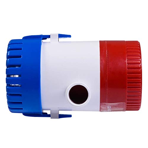 image for MD Group Watercraft Fuel Pump & Part, 12V 2.0A 500 GPH Electric Bilge 