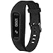 Buckle Bracelet for Fitbit One - Adjustable Wristband and Wristwatch Style - Fitbit One Silicone Replacement Secure Band with Chrome Watch Clasp and Fastener Buckle - Fix the Tracker Fall Off Problem