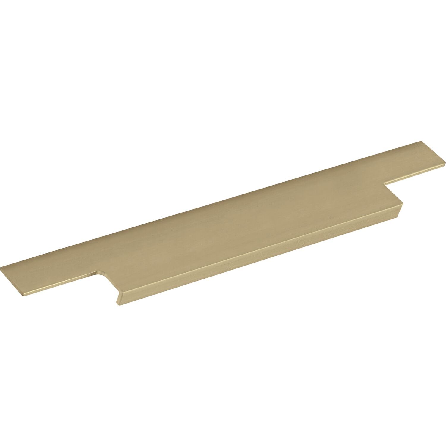 Furnipart Handle Strip Trim Width 745 mm – Handle Profile Strip – Edge Grip Without Protruding Edge, Brushed Aluminium Brass