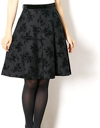 Amazon カールパークレーン Karl Park Lane 花柄フロッキー8枚ハギフレアーsk 08ブラック 5 Ss スカート 通販