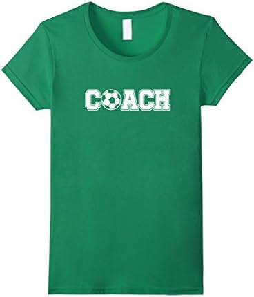 Womens Soccer Coach Shirt Sports Coaching Staff Head Coach Tees Medium Kelly Green