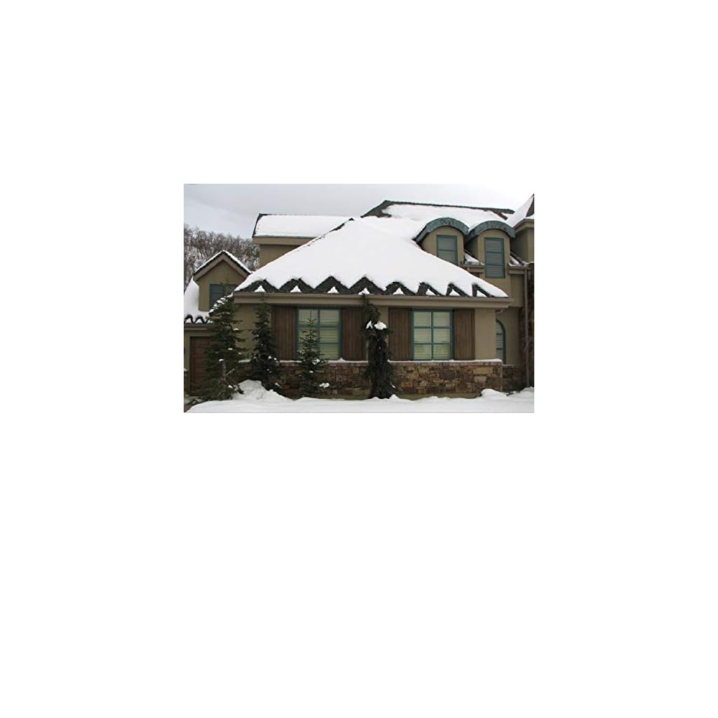 H&G lifestyles Roof Snow DeIcing Kit SelfRegulatingPlugin Ready Heat Cable 140 feet 8 Watts