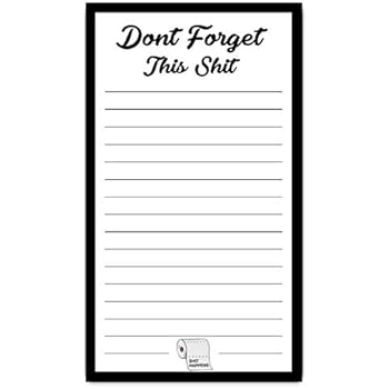 Full Magnetic Back To Do List Note Pad Funny Christmas Gift For Mom Gag Stocking Stuffers For Adults