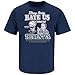Smack Apparel New York Baseball Fans. They Hate Us Cuz They Ain't Us. Navy T Shirt (Sm-5X)