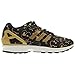adidasWomen's ZX Flux Black Gold White Fashion Sneakers (8 B(M) US)