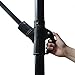 ABCCANOPY 10 FT Hanging Umbrella Cantilever Umbrella Offset Patio Umbrella Outdoor Market Umbrella Easy Open Lift 360 Degree Rotation (Forest Green-1)