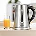 Electric Kettle by BESTEK - Fast Boiling Hot Water Tea Kettle, 18/10 Stainless Steel BPA-Free, Cordless 1500W 1.7L, Boil-Dry Protection, Auto Shut-off