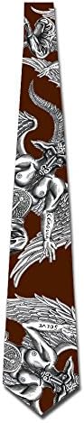 Baphomet Men Fashion Neckties Stylish 100% Silk Ties
