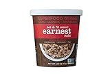 Earnest Eats Vegan & Wheat-Free Hot Cereal with Superfood Grains, Quinoa, Oats and Amaranth - American Blend - (Case of 6 - Single Serve Cups)