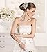 FINREZIO Wedding Bridal Jewelry Set Crystal Necklace Earrings Bracelet Sets for Women Gift