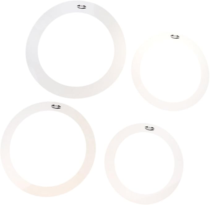 Almencla 1 Pack Drum Muffler Dampening Rings Tone Control Ring 12'' 13'' 14'' 16