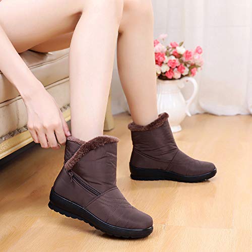 2 Womens+Waterproof+Thermal+Thickened+Footwear