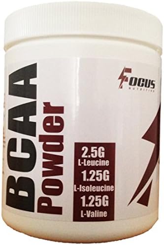 BCAA Powder Unflavored, 50 Servings, GMP and FDA Certified Facility, 250 Grams